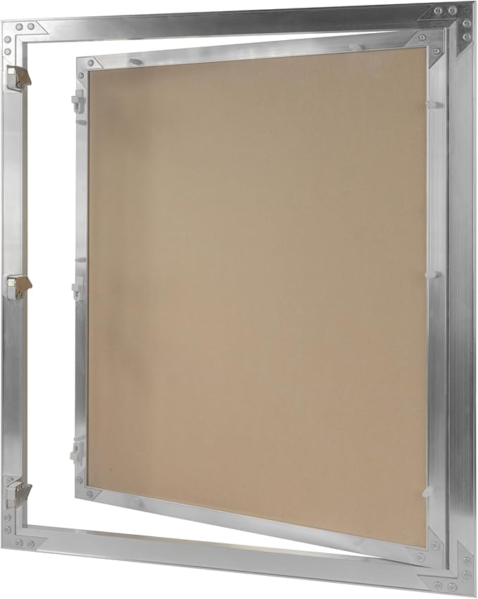 20" x 24" Inch Aluminum Drywall Access Panel - Service Shaft Door - Plumbing, Electricity, Heating, Alarm Wall Inspection hatch for Drywall - Bathroom Service Access Hole Cover
