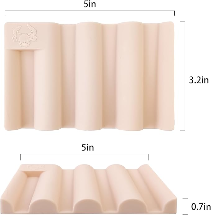 Soap Dish for Shower, Bathroom & Kitchen – Non-Slip, Self-Draining Design to Keep Soap Dry, Extend Soap Life – Easy to Clean, Compact & Durable (Pink, 2 pcs)