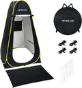 NEVERLAND Pop up Privacy Shower Tent - Portable Changing Shower Tent, Dressing Room, Bathroom, Outdoor Rain Shelter for Camping, Hiking, Beach
