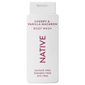 Native Body Wash Contains Naturally Derived Ingredients | For Women & Men, Sulfate, Paraben, & Dye Free Leaving Skin Soft and Hydrating | Cherry & Vanilla Macaron 18 oz