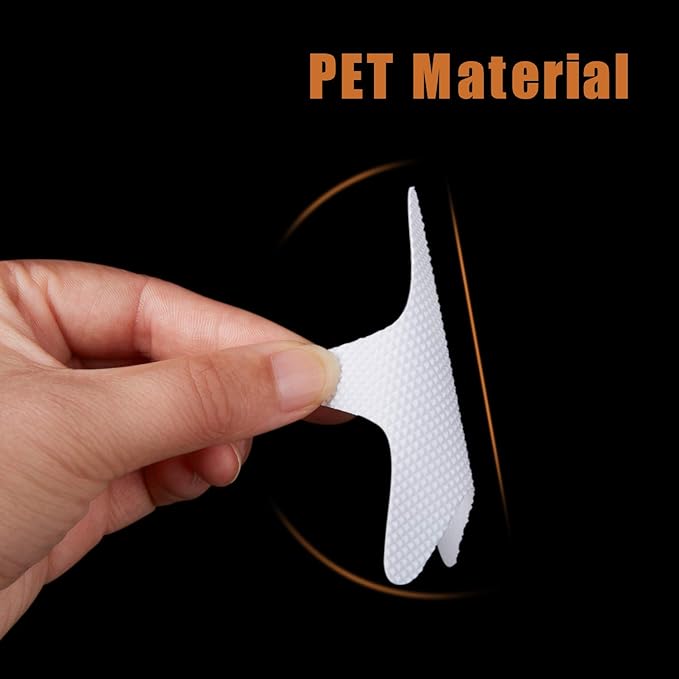 Anti Slip Shower Stickers 24 PCS Safety Bathtub Strips Adhesive Decals with Premium Scraper(White Star)