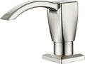 Ultimate Unicorn Kitchen Sink Soap Dispenser, Built in Soap Dispenser for Kitchen Sink, Under Sink Soap Dispenser Brushed Nickel, ABS Plastic, with 13 Ounce Soap Bottle, U-SD001BN