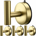 DGYB Large Suction Hooks for Bathrooms - Gold Towel Hooks Stainless Steel - 15 Lb Capacity - Removable, Heavy Duty