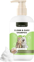 Clean Care Shampoo for Dogs and Cats, Seasonal Itch Relief Shampoo, for Allergies, Itching, Skin and Coat Supplement, Helps Shedding-Gentle Care for Long, Short & Curly Hair