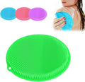 Silicone Shower Foot Scrubber Mat, 2025 Upgrade Shower Mat Slip Suction Cups Foot Scrubber for Men and Women (1 * Green)
