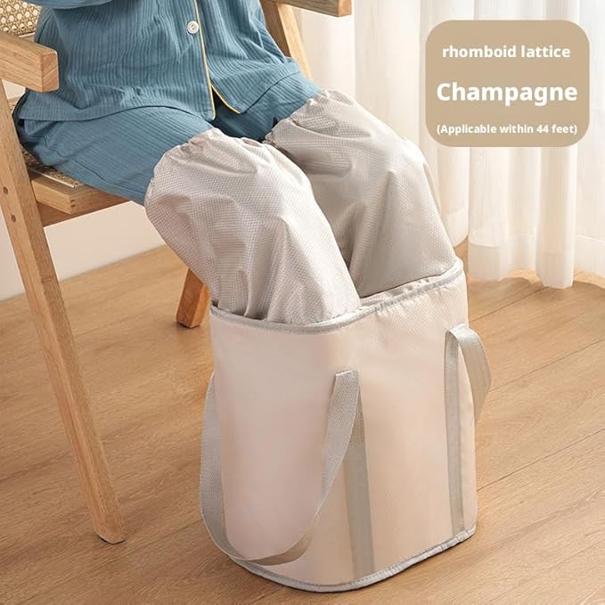 Portable Foot Spa Bath Bucket - 3-in-1 Steaming, Soaking & Fumigation with 4 Support Rods & 4-Layer Heat Lock,Tub Foldable Water Bucket for Travel，The Ideal for her, mom, and Girlfriend