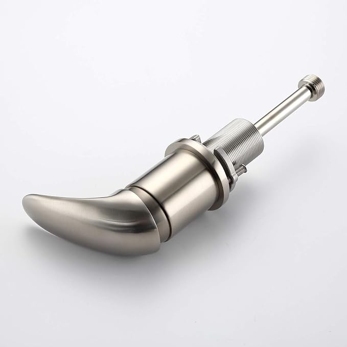 sumerain Waterfall Roman Tub Faucet with Diverter Brushed Nickel, High Flow Waterfall Spout