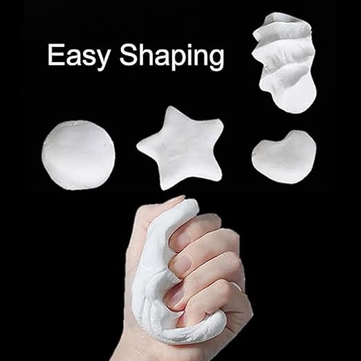 5-Pack White Seal Putty Waterproof Duct Seal Repair Sealing Clay, Quick Mending Mud for Drain Connection,Air Conditioning Hole, Wall Hole