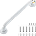 Grab Bars for Shower, 2 Pack 16-Inch Anti Slip Shower Handles for Elderly, Safety Shower Grab Bar, Stainless Steel Handicap Grab Bars for Bathroom (White 1" Diameter)