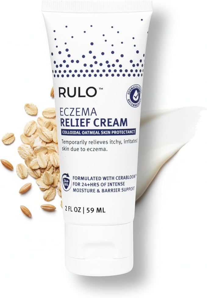 Eczema Relief Cream | Clinical-Strength Itch Relief & Dermatitis Treatment for Adults, Baby and Kids | Advanced Eczema Therapy and Skin Barrier Repair, Colloidal Oatmeal for Itchy Skin | 2 Fl Oz