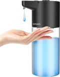 Automatic Soap Dispenser Touchless,Simple Physical Adjustment,Low Battery Consumption Hand Dish Soap Dispenser Kitchen Bathroom,Hands Free Auto