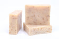 3 Pk Unscented Oatmeal Goat Milk Organic Soap Bars, Handmade in USA, Natural & Cruelty Free (3 Pack, Unscented Oatmeal Goat Milk)