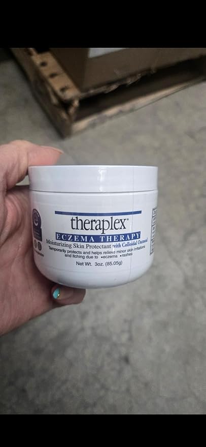 Theraplex Eczema Cream - Eczema Treatment Moisturizing Protecter - TSA Compliant Anti-Itch Skin Protectant for Dry, Irritated, Sensitive and Eczem-Prone Skin, 3 oz