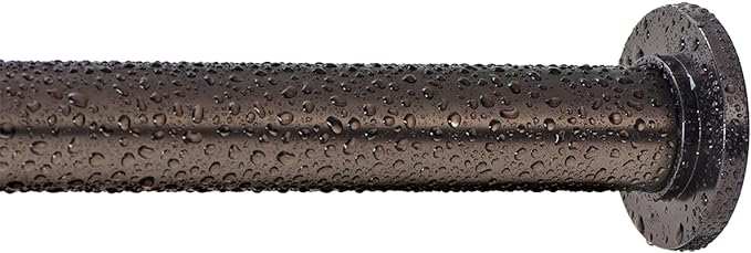 Ivilon Tension Curtain Rod - Spring Tension Rod for Windows or Shower, 24 to 36 Inch. Oil Rubbed Bronze ORB