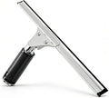 14-inch Squeegee for Shower Glass & Window Cleaning, Professional Stainless Steel Squeegee with Durable Handle for Streak-Free Glass, Mirror, Tile & All Smooth Surfaces