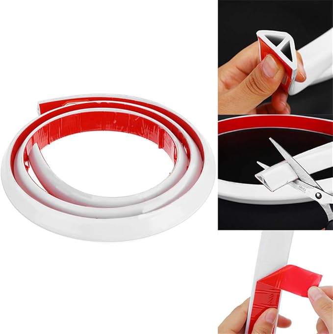 Collapsible Bathroom Water Stopper Flood Barrier Rubber Water Dam Wet and Dry Separation Kitchen Shower Threshold Silicon Water Blocker