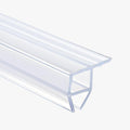 Shower Door Side Seal Strip,118 Inch Corner-Type Frameless Shower Door Seal, Corner-Type Shower Door Sweep for 5/16"(8mm) Thick Glass