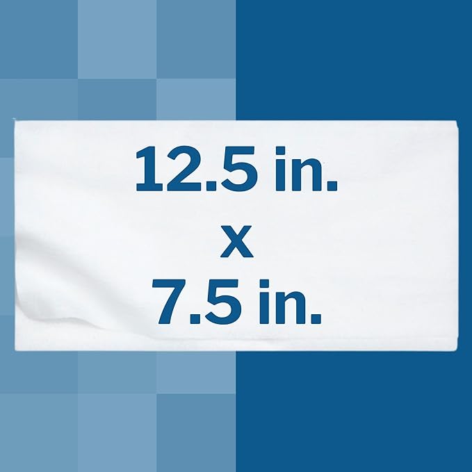 McKesson Washcloth Wipes for Adults, Scented (12 Pack, 576 Washcloths) Disposable Wash Cloths for Body - No-Rinse Formula with Snap Lid - Good for Incontinence and Elderly - 48 Wipes Per Pack