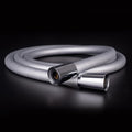 Shower Hose, Food grade Silicone Shower Head Hose, Kink-Free Handheld Shower Hose Extension, Rv Shower Hose Replacement with Premium Brass Material for Cleaning Pet, Bidet, 60 Inches, Silver
