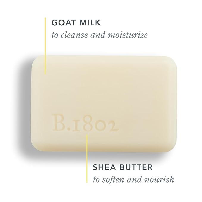 Beekman 1802 Goat Milk Body Soap Bar, Honey & Orange Blossom - Scented - 3.5 oz - Nourishes, Moisturizes & Hydrates - 100% Vegetable Soap - Good for Sensitive Skin - Packaging May Vary