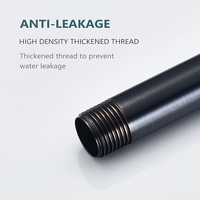 High-end Wall Mounted Extention High Arc Anti-corrosion Shower Arc（Made of Solid Brass) for RP61273-RB 16-inch, Venetian Bronze