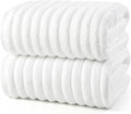 REDKISS 2 Pack Large Bath Towels 31×63 inches, 100% Cotton, Super Soft and Absorbent, Quick-Dry Towels, Perfect for Bathroom,Plush Shower Towels-White