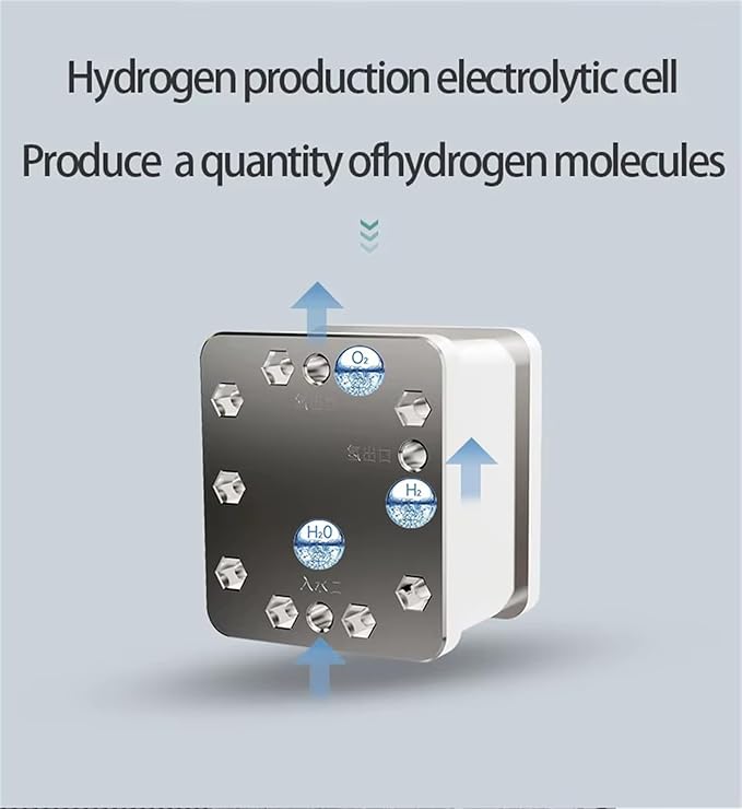 Hydrogen Bath Machine, 99.99% High Purity H2 Bubble Bath Machine, 6000ml/min Hydrogen Water Spa Generator, Up to 2600PPB, for Relieve Fatigue & Enhance Sleep