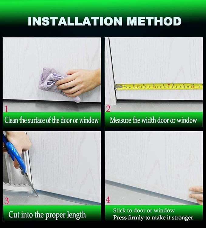 1.0in Brown Weather Stripping Door Seal – Flexible Silicone, Strong Adhesive, Seals Small Gaps for Winter Cold Draft and Wind Protection