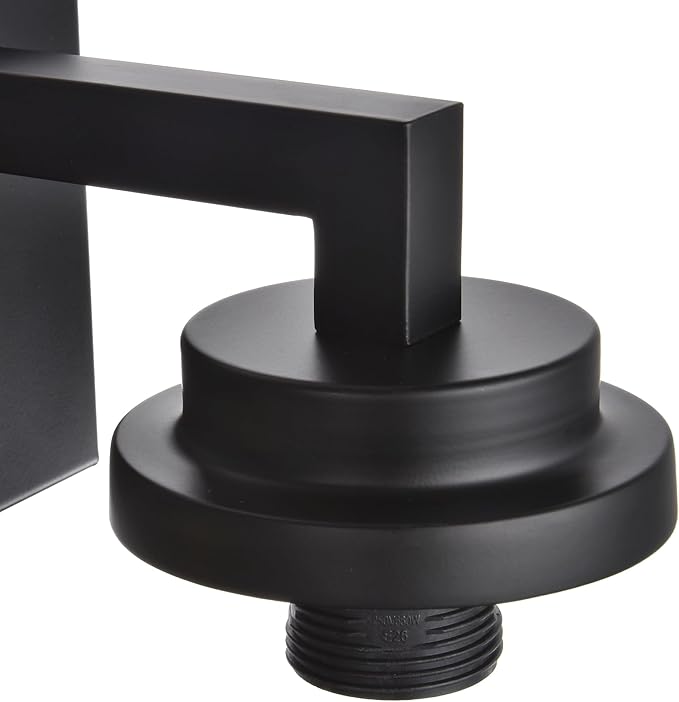 MELUCEE Black Vanity Lights with Clear Glass Shade, 6-Light Modern Bathroom Lighting Fixtures Over Mirror Industrial Wall Mount Light Fixture for Powder Room Kitchen Living Room