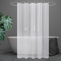 UFRIDAY 60 Shower Curtain Liner Frosted,60x72 inches Shower Curtain with 3 Big Weighted Magnets Heavy Duty PEVA 10 Grommet Holes Waterproof Shower Liner