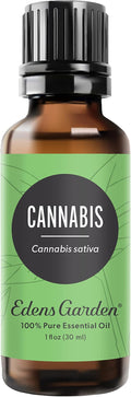Edens Garden Cannabis Essential Oil- 100% Pure Premium Grade, Undiluted, Natural, Therapeutic, Aromatherapy, The Best for Diffuser, Skin, Candle, Humidifiers 30 ml (1 fl oz)