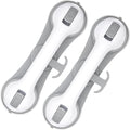 2 Pack Grab Bars for Bathtubs and Showers with 3 Suction Cups Heavy Duty Bathroom Handrails for Seniors and Elderly Safety Grip No Drilling Waterproof Bath Handle