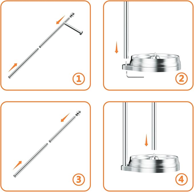 Toilet Paper Holder for Bathroom, Heavy Weighted Metal Free Standing Toilet Paper Holder Stand with Crystal Ball, Toilet Paper Roll Stand for Bathroom Accessories