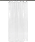 Barossa Design Narrow Shower Curtain Liner with 3 Magnets - 36" x 84", Waterproof PEVA Shower Liner for Small Extra Long Bathroom Stall, PVC Free, Metal Grommets - Clear, 36X84
