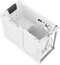 ANZZI Walk In Tub 53" x 27" Right-Drain Bathtub, Air & Whirlpool Massage Jets, Quick Fill with 6‑Setting Handheld Shower, Aromatherapy, Bath Pillow, LED Light | 2753FLWR