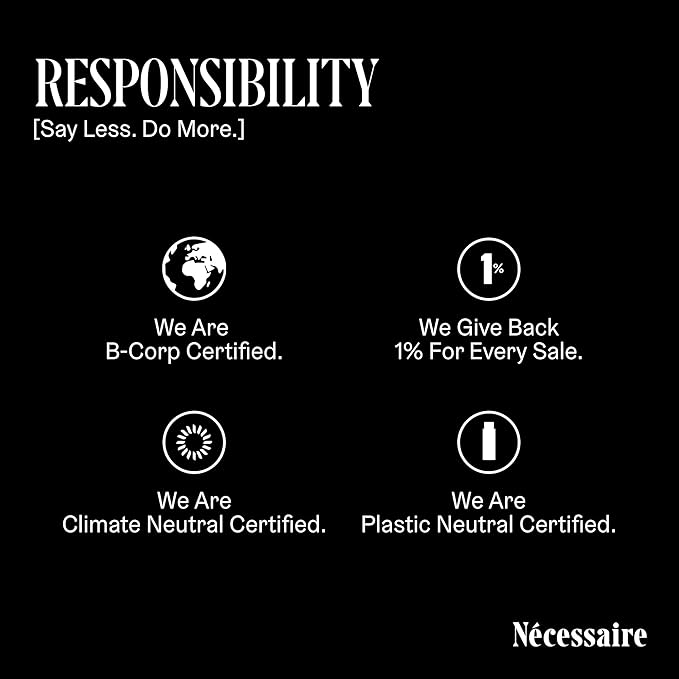 Nécessaire The Body Wash Hinoki. Natural Body Wash for Women & Men, Softening Shower Gel with Gentle Exfoliating Acids AHA/BHA/PHA. Gel Cleanse,16.9 fl oz