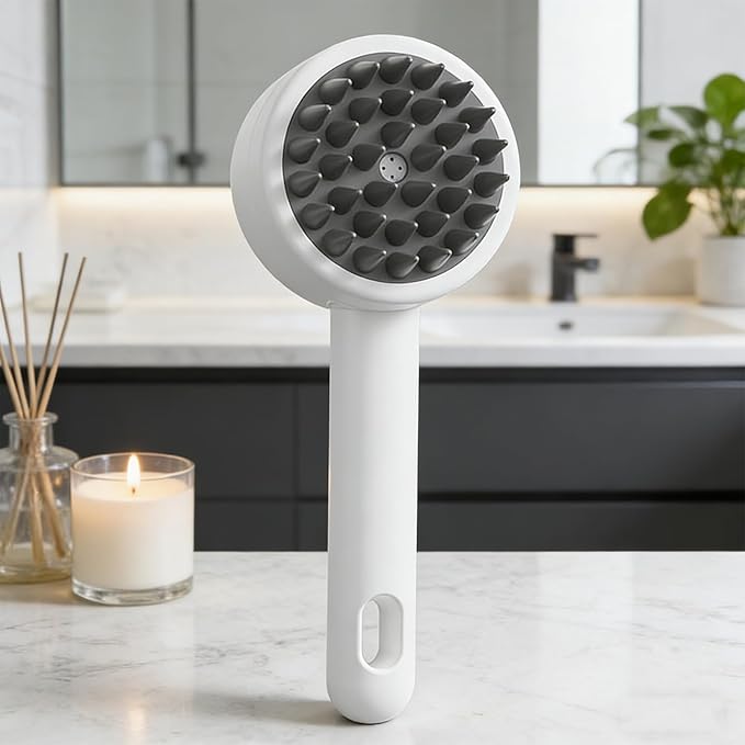 Dog Bathing Brush - Cat Bathing Grooming Brush - Pet Soothing Massage Comb - for Dogs Cats Puppy Kitten Bath Shower Wash