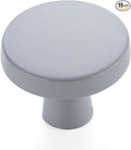 Ravinte 15 Pack Drawer Pulls 1-1/4 Inch Kitchen Cabinet Knobs Solid Round Dresser Drawer Knobs Grey Dresser Knobs Drawer Knobs Simple Cabinet Hardware for Cupboard Drawer Pulls