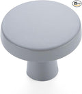 Ravinte 25 Pack Drawer Pulls 1-1/4 Inch Kitchen Cabinet Knobs Solid Round Dresser Drawer Knobs Grey Dresser Knobs Drawer Knobs Simple Cabinet Hardware for Cupboard Drawer Pulls