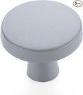 Ravinte 5 Pack Drawer Pulls 1-1/4 Inch Kitchen Cabinet Knobs Solid Round Dresser Drawer Knobs Grey Dresser Knobs Drawer Knobs Simple Cabinet Hardware for Cupboard Drawer Pulls