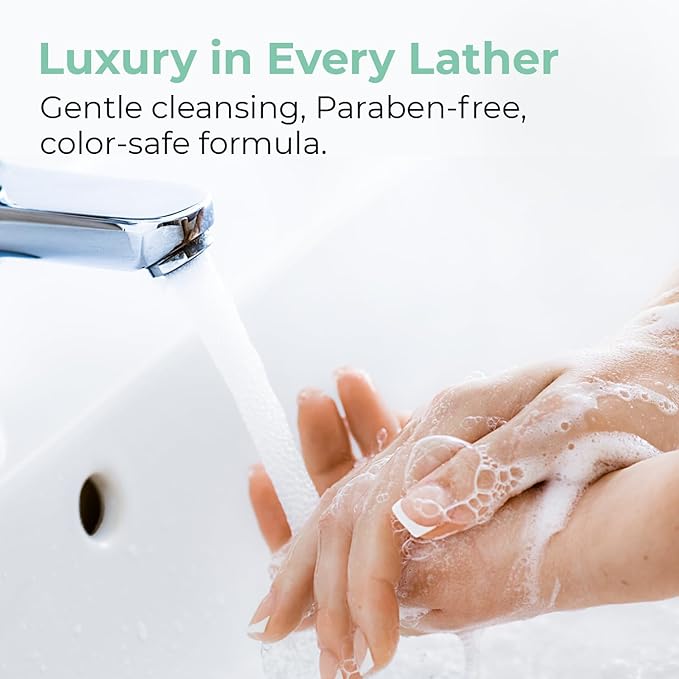 OLIOLI Botanical Hand Wash 128oz Refill | Gentle, pH-Balanced Liquid Hand Soap with Aloe | Hydrating Cleanser for Soft, Refreshed Skin | Coastal-Inspired Luxury Hand Wash for Daily Use