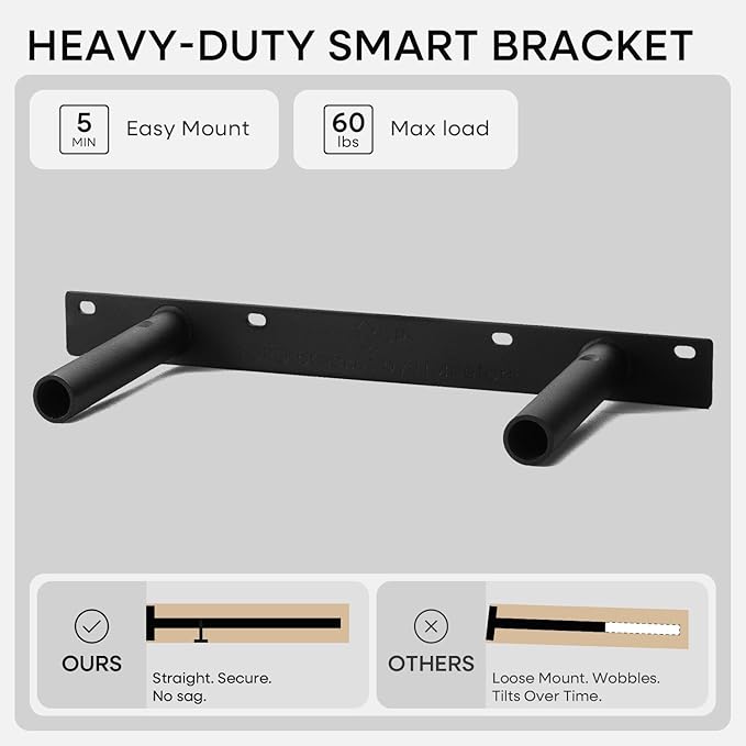 Homeforia 18 inch Floating Shelf Oak, High End Solid Real Wood 18inch Long Floating Shelves for Wall Mounted, Honey Oak Wooden 18in Floating Shelves, Heavy Duty Bracket, 18 X 6.5 X 1.75 inch, Set of 2