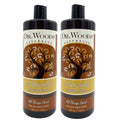 Dr. Woods Pure Almond Oil Liquid Castile Soap - Natural Cleansing for Face, Hands, and Body, for Men and Women - 32 Fl Oz, Pack of 2
