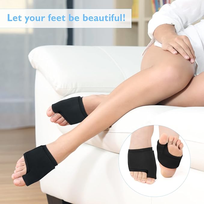 Forefoot Toe Ice Pack, Helthrelife Ball of Foot Pain Relief Cold&Heat Therapy Gel Foot Ice Pack for Swelling, Plantar Fasciitis, Blisters, Bunions, Hallux Valgus, Sport Injuries, Flat feet