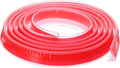 79"x0.8"x0.5" (LxWxH) Collapsible Shower Barrier Stopper - 1 Pack - Good for Bathroom Kitchen - L Shape Water Splash Guard Blocker - Clear
