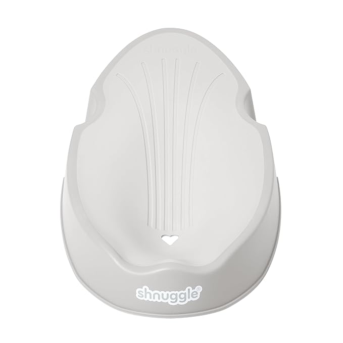 Shnuggle | Newborn Baby Bath Support | Ergonomic Soft-Touch Seat | Lightweight Non-Slip Base | Compact | Perfect for Babies up to 6 Months