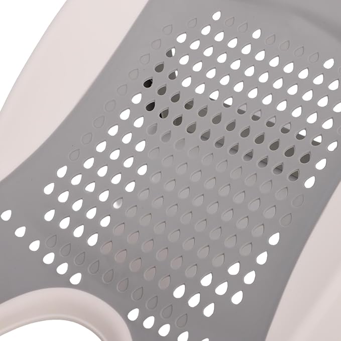 Fafeicy Baby Bath Tub Infant Bath Basin, Newborn Washing Tub with Strong Suction Cups Soft Mesh & Drainage Holes for Secure Comfortable Bathing 0-24 Months