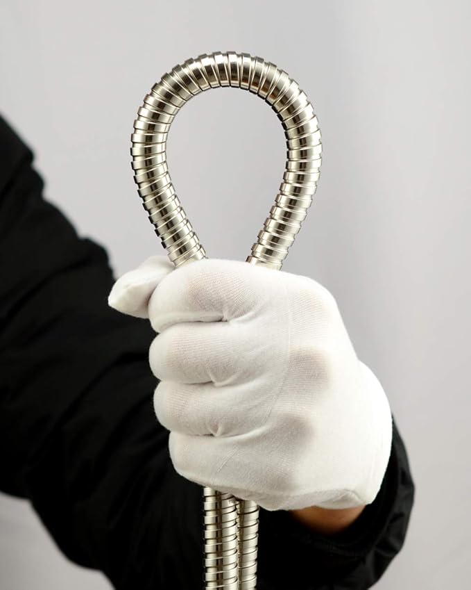 Purelux Shower Hose, 60 Inches Universal Handheld Showerhead Hose Made of Stainless Steel, Polished Chrome Finish