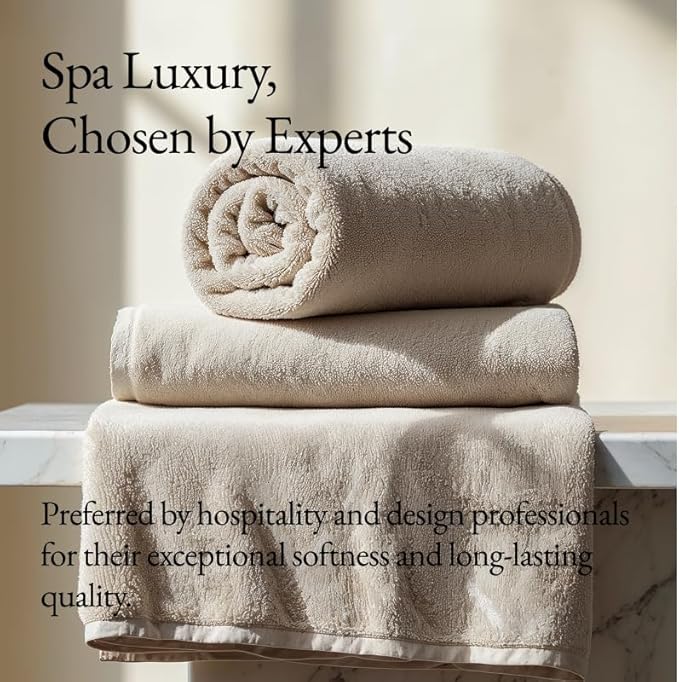 Italic Ultraplush 100% Australian Cotton Washcloths - Set of 2 Luxury Plush Face Wash Cloths, Soft and Absorbent 800 GSM Washcloth for Bathroom, Spa, Gym, Face and Body (Sand)