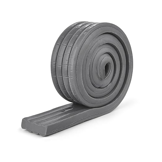 Moldable Waterproof Silicone Putty for Bathroom Wall & Pipe Gaps, Reusable & Pliable Repair Sealant (Grey)